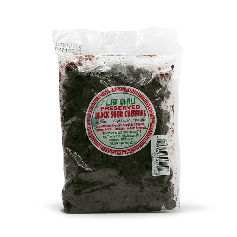 Lat Chiu Preserved Black Sour Cherries Spicy, 350g (Single & 3 Pack) - Caribshopper