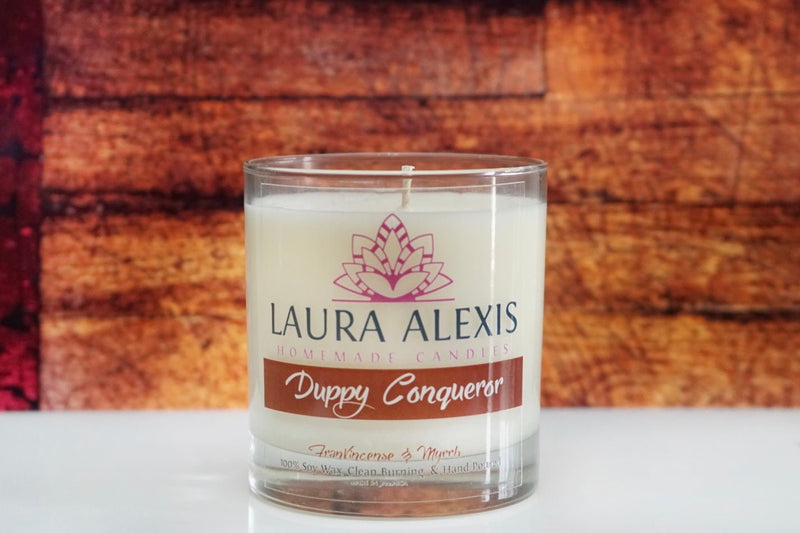 Laura Alexis Duppy Conqueror Candle, 11oz - Caribshopper