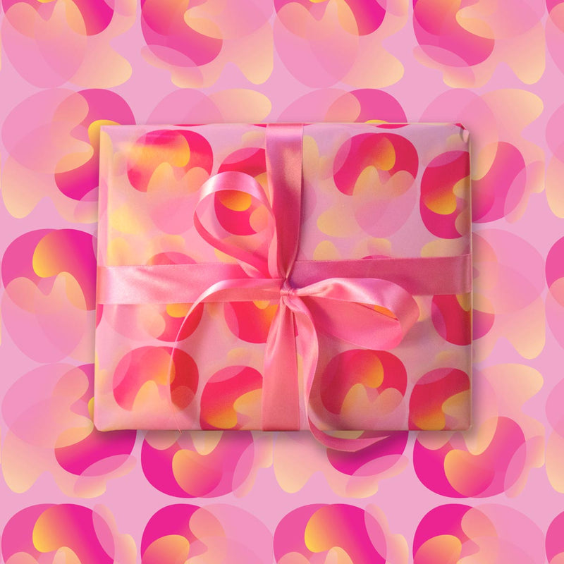 Light Blooms Slice It Right Wrapping Paper - Caribshopper