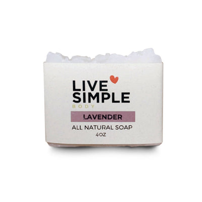 LiveSimple Lavender All Natural Soap, 4oz - Caribshopper