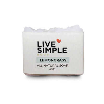 LiveSimple Lemongrass All Natural Soap, 4oz - Caribshopper