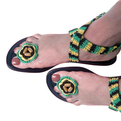 Lynmoores Jamaica Color X Strap Sandals - Caribshopper