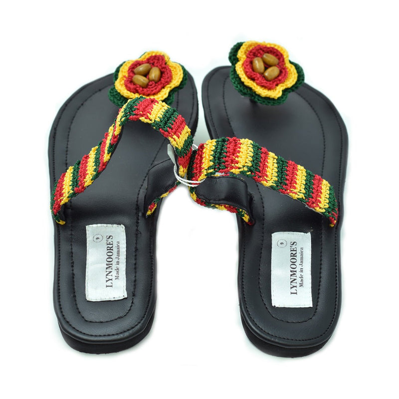 Lynmoores Reggae Color Rose Toe Sandals - Caribshopper