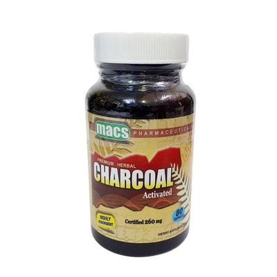 Macs Charcoal Capsules, 260 mg (2 & 3 Pack) - Caribshopper