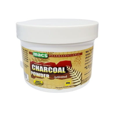 Macs Charcoal Powder (Activated), 60g (2 & 3 Pack) - Caribshopper