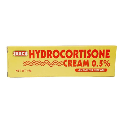 Macs Hydrocortisone Cream 0.5%, 15 gm or 30gm (2 & 3 Pack) - Caribshopper