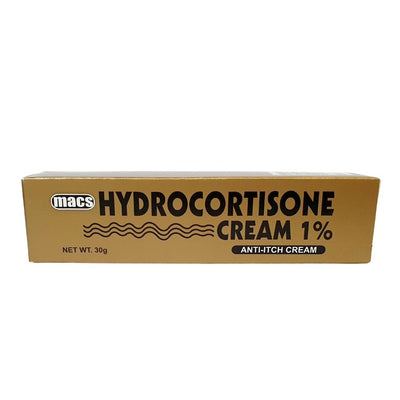 Macs Hydrocortisone Cream 1%, 15gm or 30gm (2 & 3 Pack) - Caribshopper