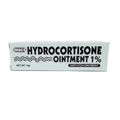Macs Hydrocortisone Ointment 1%, 15gms or 30gms (2 & 3 Pack) - Caribshopper