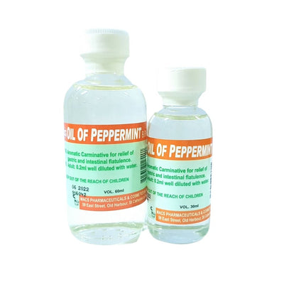 Macs Oil of Peppermint, 30ml (2 & 3 Pack) - Caribshopper