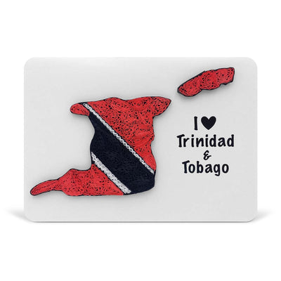 Makabean Creation I Love Trinidad & Tobago Card - Caribshopper