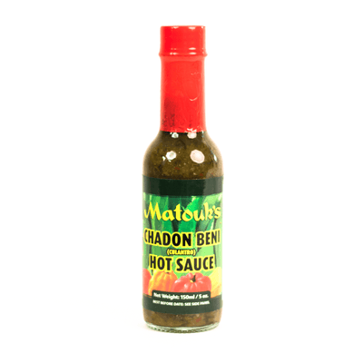 Matouk's Chadon Beni Hot Sauce, 5.3oz (Single & 3 Pack) - Caribshopper