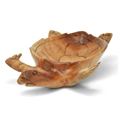 Maxine Stoney Turtle Wooden Bowl - Caribshopper