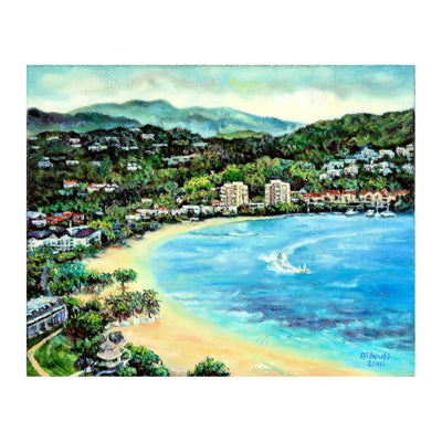 McAnuff Art View from Jamaica Grand Print on Canvas - Caribshopper