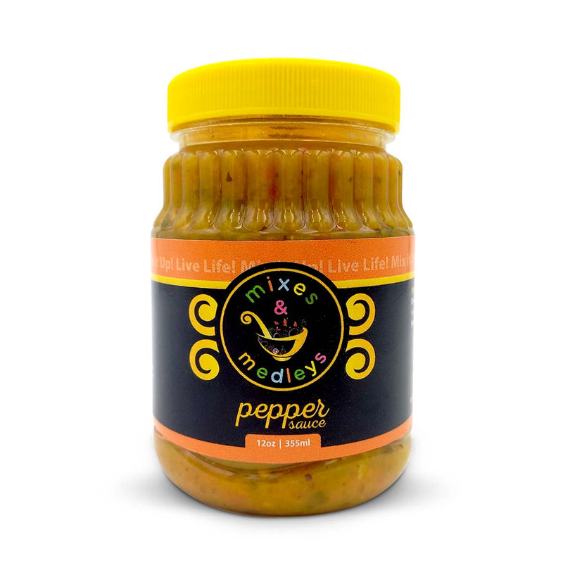 Mixes and Medleys Pepper Sauce, 12oz - Caribshopper