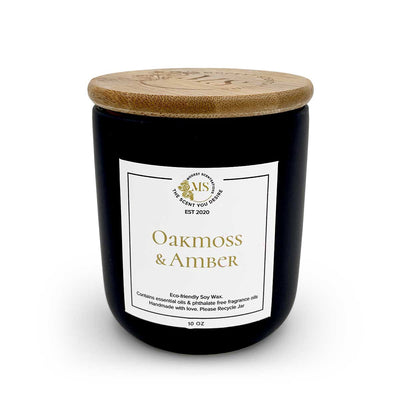 Modest Scentsations Oakmoss & Amber Candle - Caribshopper