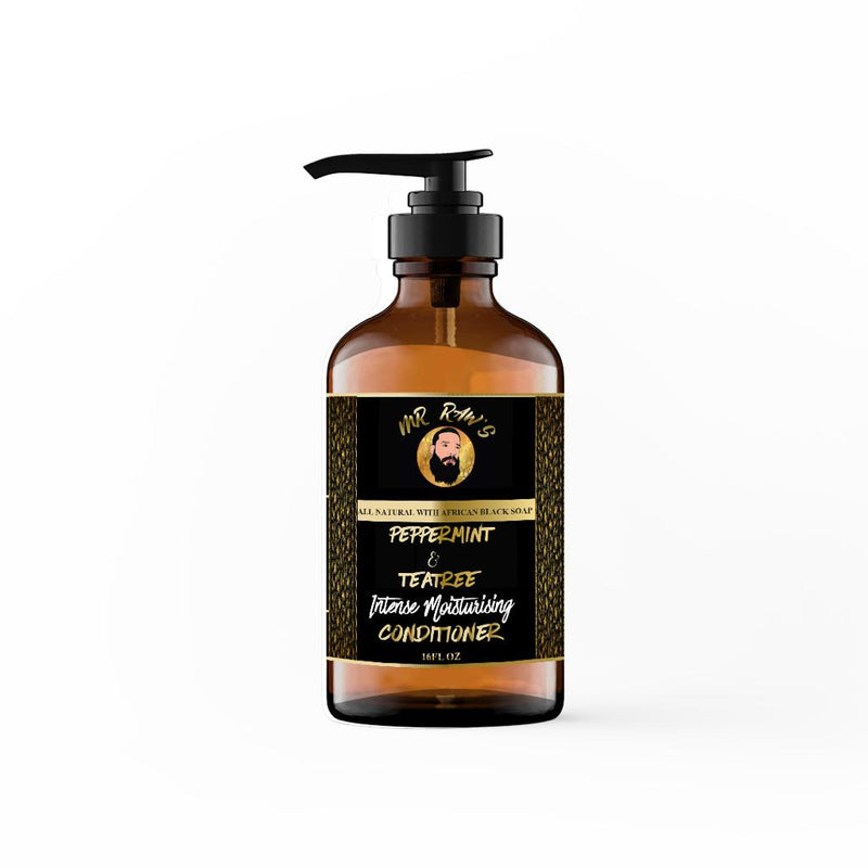 Mr. Raws Peppermint and Tea Tree Conditioner, 8oz or 16oz - Caribshopper