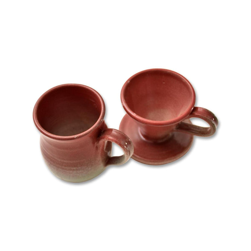 Mustard Seed Coffee Cup with Filter, 2pc set - Caribshopper