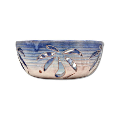 Mustard Seed Fruit Bowl with Palms - Caribshopper