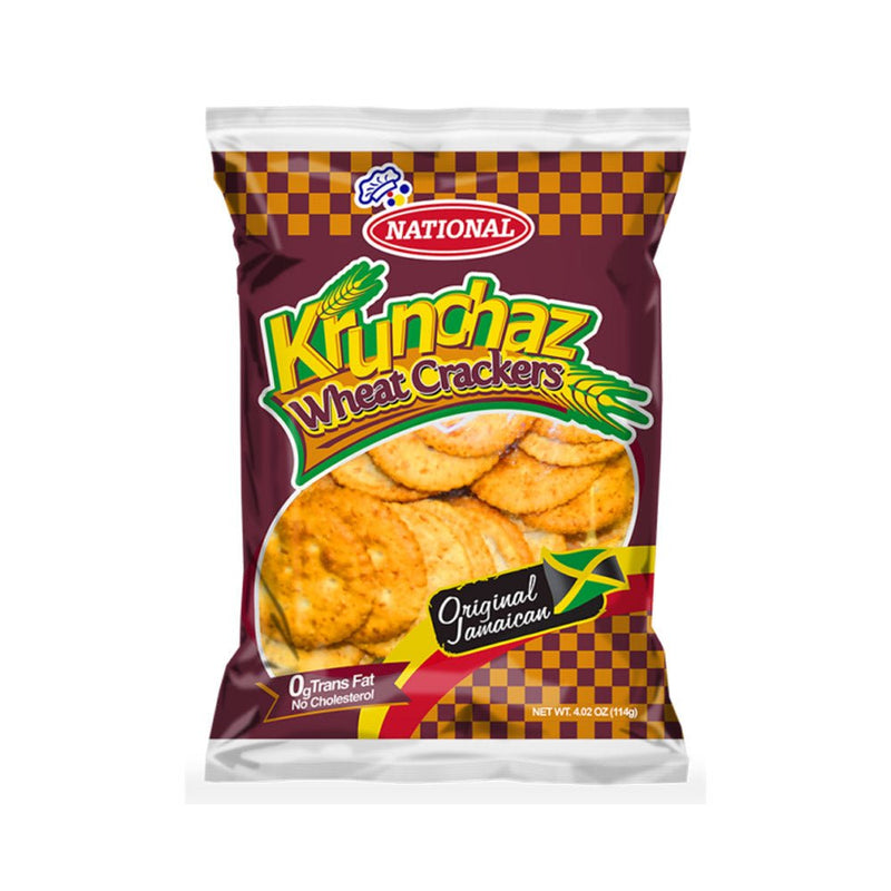 National Krunchaz Wheat Crackers, 4oz - Caribshopper
