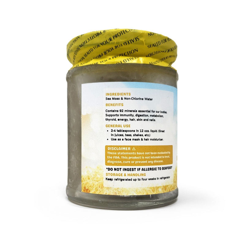 Natural Pearls of Jamaica Sea Moss Gel (Jamaican Gold), 10oz - Caribshopper