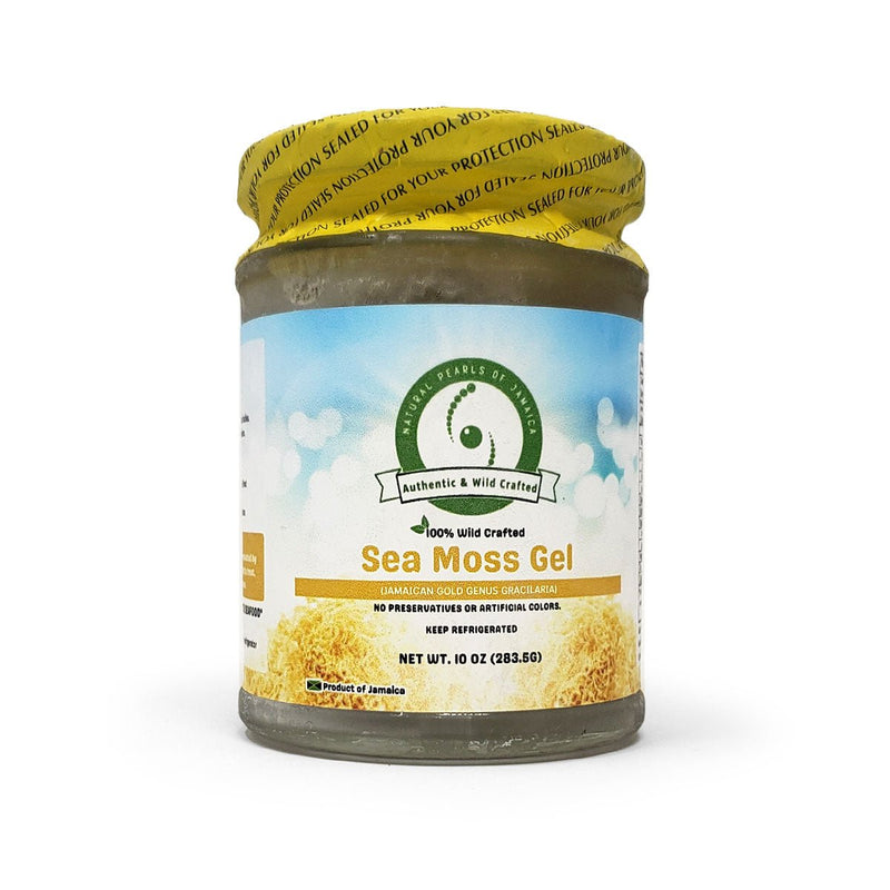 Natural Pearls of Jamaica Sea Moss Gel (Jamaican Gold), 10oz - Caribshopper