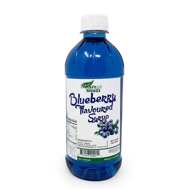 Nature Blend Blueberry Flavoured Syrup, 16oz - Caribshopper