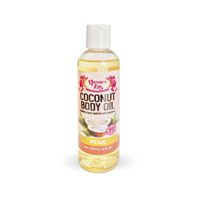 Nature's Line Coconut Body Oil Enriched with Vitamin E Scented, 4oz - Caribshopper