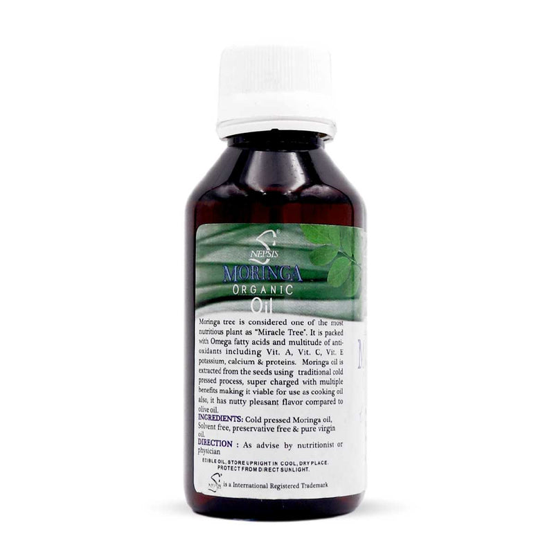 Nepsis Moringa Organic Oil, 100ml - Caribshopper