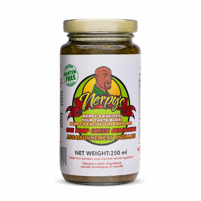 Nerpy's One Drop All Purpose Green Seasoning, 250ml - Caribshopper