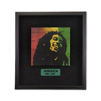 Noah's Gallery "Happiness Bob" Canvas Print with Burlap Background - Caribshopper