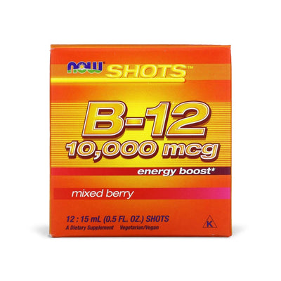 Now Shots B12 Energy Boost Single Tube, 15ml (Single & 3 Pack) - Caribshopper