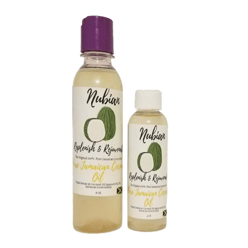 Nubian Virgin Coconut Oil, 4oz or 8oz - Caribshopper