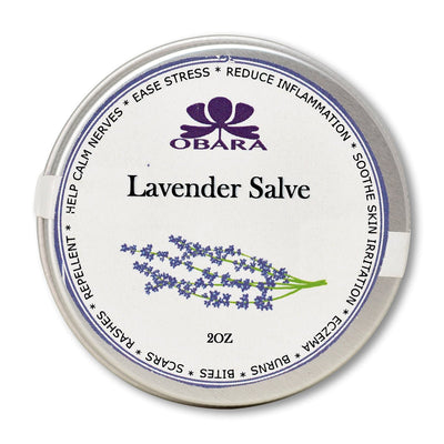 Obara Lavender Salve, 2oz & 4oz (Single & 2 Pack) - Caribshopper