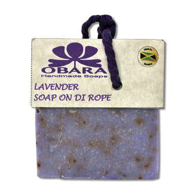 Obara Lavender Soap On Di Rope, (Single & 2 Pack) - Caribshopper