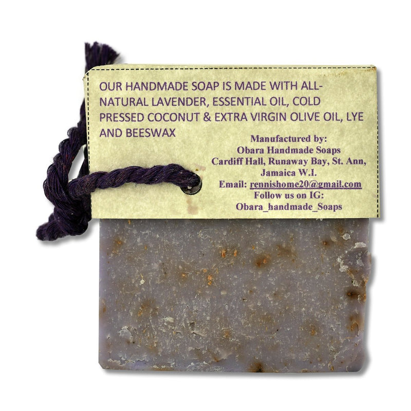 Obara Lavender Soap On Di Rope, (Single & 2 Pack) - Caribshopper