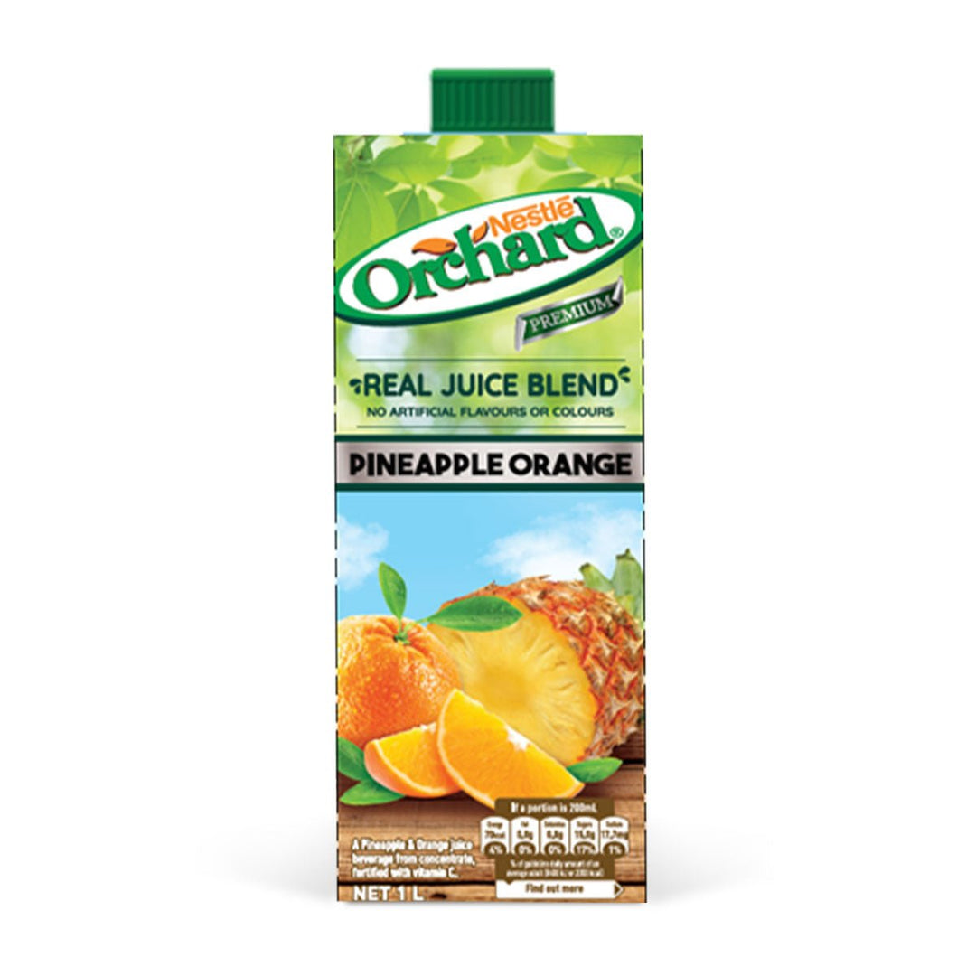 Orchard Pure Orange Juice Orchard Fruit Juices Drink, 1L (3 Pack