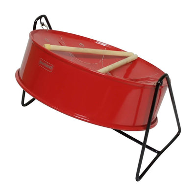 Panland Pitipan Steelpan Drum 10 Inches, Red - Caribshopper