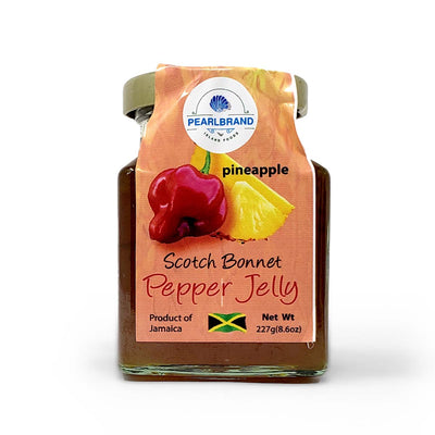 PearlBrand Scotch Bonnet Pepper Jelly – Pineapple, 6.3oz & 8.6oz - Caribshopper