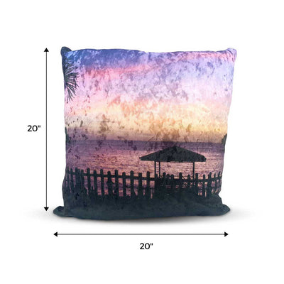 Photo Synthesis Designs Macqueripe Bay Throw Pillow Cover - Caribshopper