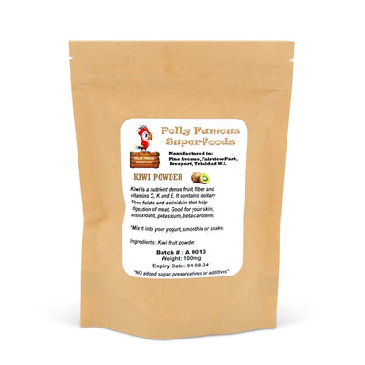 Polly Famous Superfoods Kiwi Powder, 100g - Caribshopper
