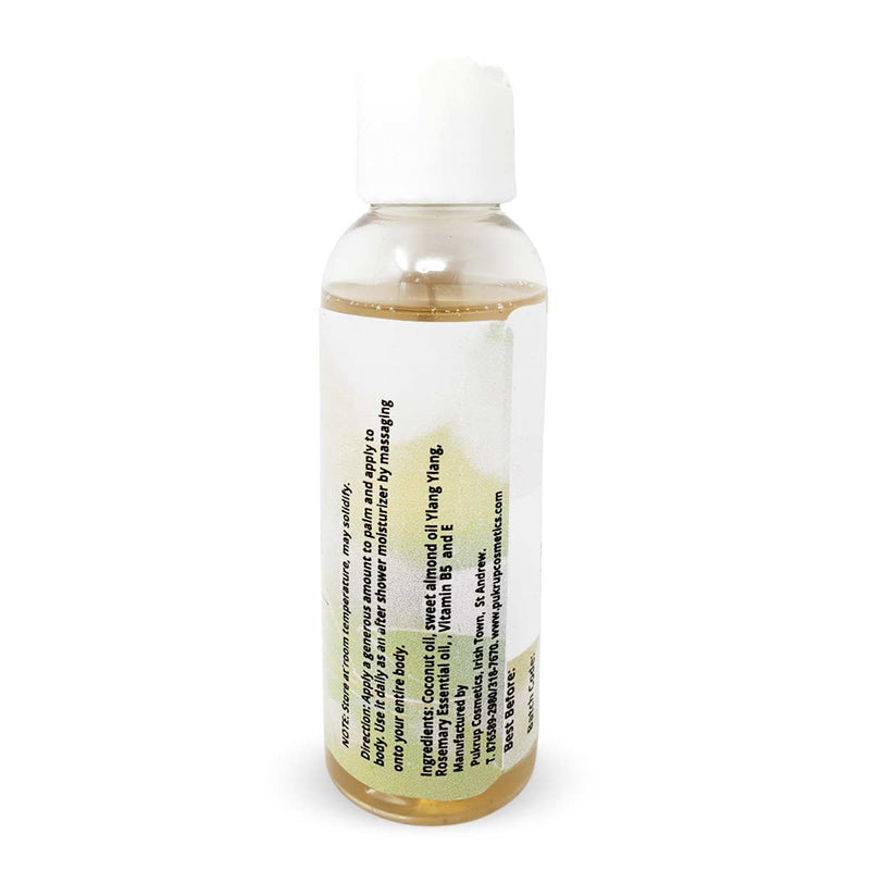 Pukrup Cosmetics Coconut Infused Oil Rosemary Body Oil, 4oz - Caribshopper