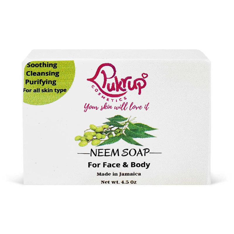 Pukrup Cosmetics Neem Soap, 4oz - Caribshopper