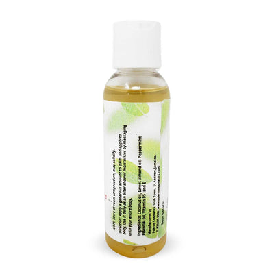 Pukrup Cosmetics Peppermint Infused Coconut Body Oil, 4oz - Caribshopper