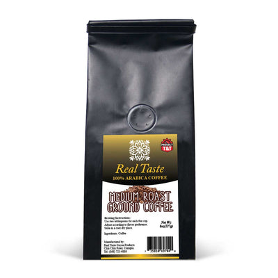 Real Taste Medium Roast Ground Coffee. 8oz - Caribshopper