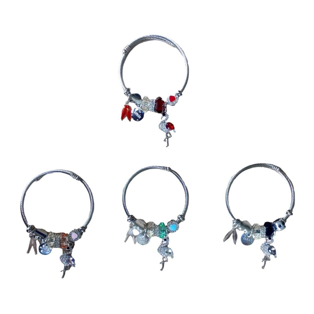 Flamingo charm bracelet store