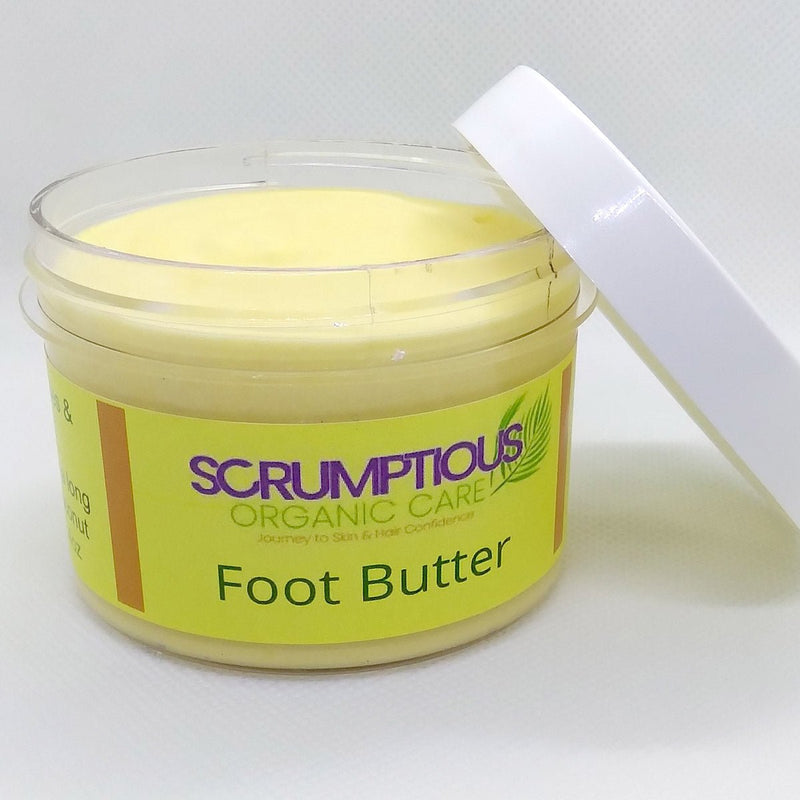 Scrumptious Peppermint Foot Butter, 4oz - Caribshopper