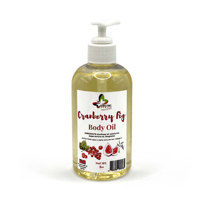 Secret Scents Cranberry Fig Body Oil, 8oz (Single & 3 Pack) - Caribshopper