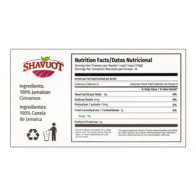 Shavuot Cinnamon Tea - Caribshopper