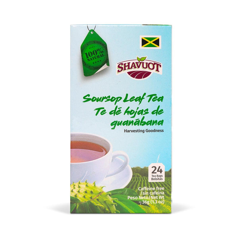 Shavuot Soursop Leaf Tea, 24 Teabags - Caribshopper