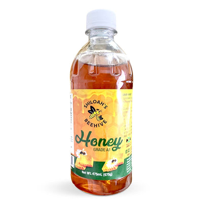 Shiloah's Beehive Grade A1 Raw Jamaican Liquid Honey, 475ml - Caribshopper